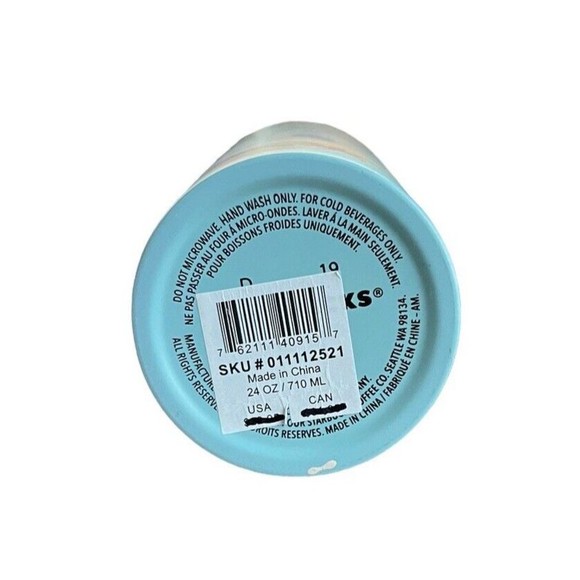 Starbucks Limited Stainless Steel Tumbler Mermaid & Palm Tree Beach Sce… - Picture 5 of 5